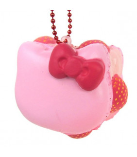 Hello Kitty Squishy Mascot Macaron Berry