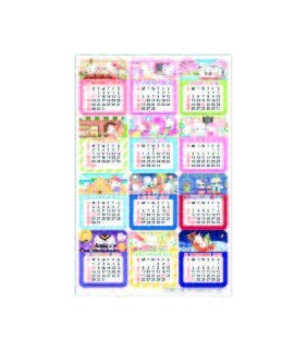 Hello Kitty Sticker Calendar: 2018