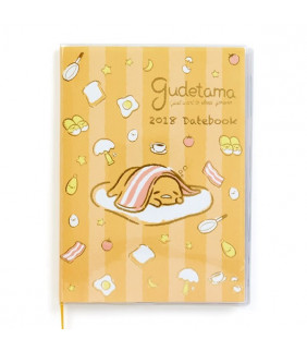 Gudetama Schedule Notebook: A5 2018