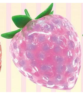 Assorted Squishy Toy Strawberry Pink Shape