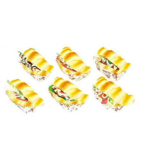 Assorted Squishy Toy Sandwich B Shape