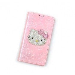 Hello Kitty iPhone5 / 5S Face Dairy Bling Case Cover