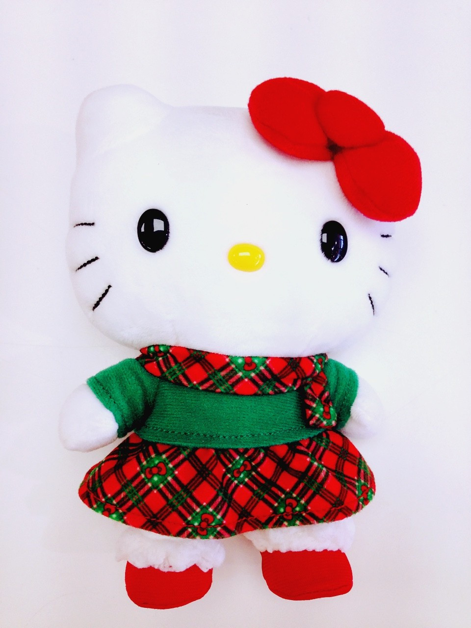 hello kitty christmas plush