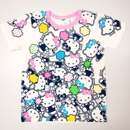 Hello Kitty Child T-Shirt:M Pattern - The Kitty Shop