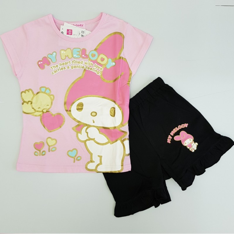 My Melody French Sleeve Suit P 110 Heart - The Kitty Shop
