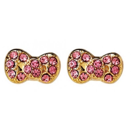 POST EARRINGS: PAVE KT