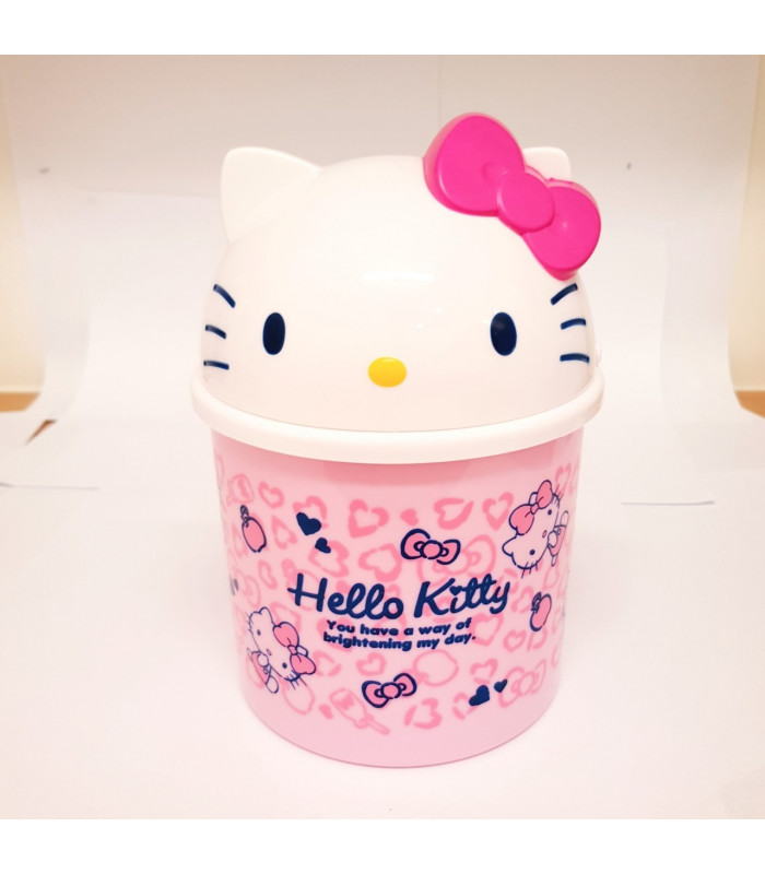 Hello Kitty Wastebasket: Heart - The Kitty Shop