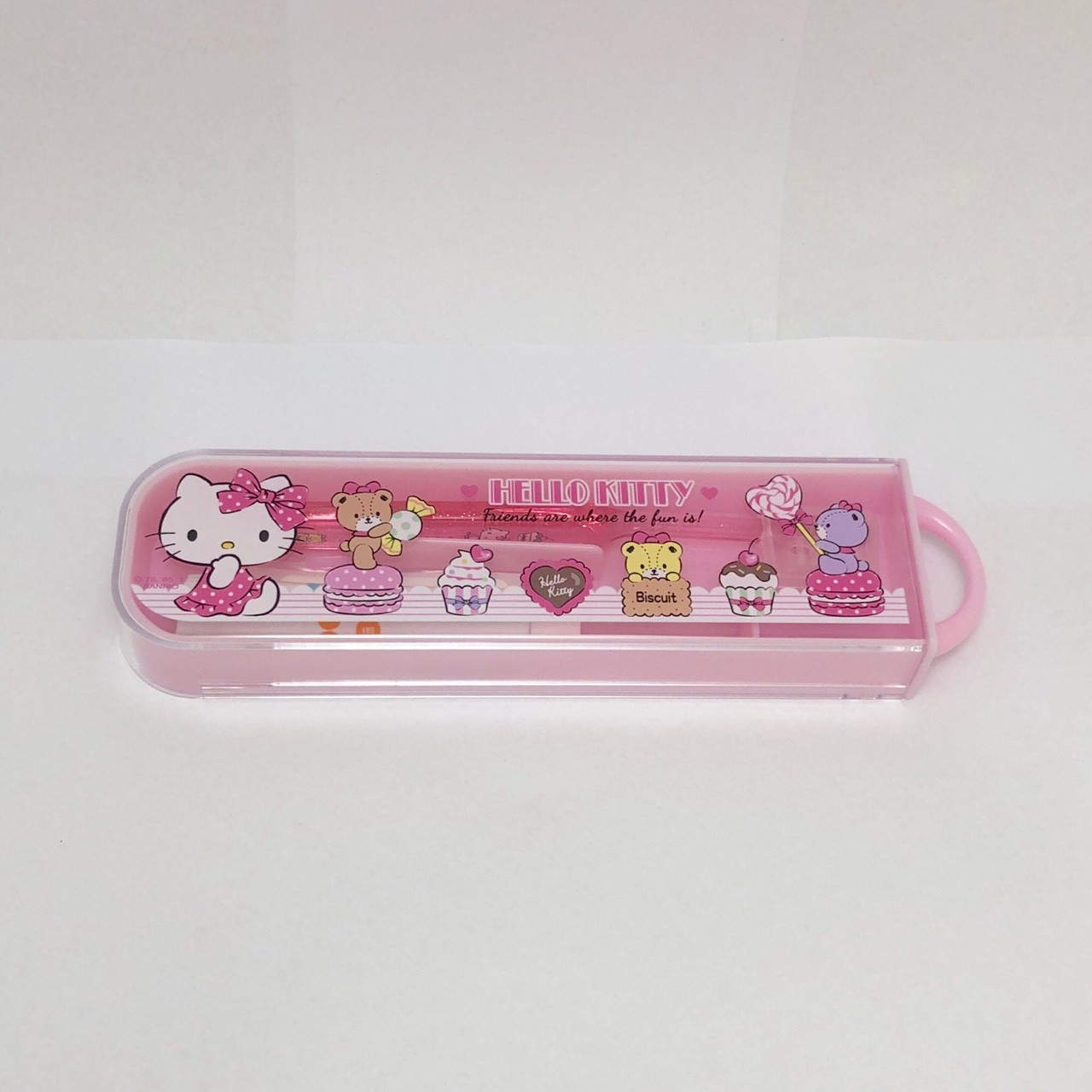 Details about   Hello Kitty Sanrio Black Travel Toothbrush Cup 