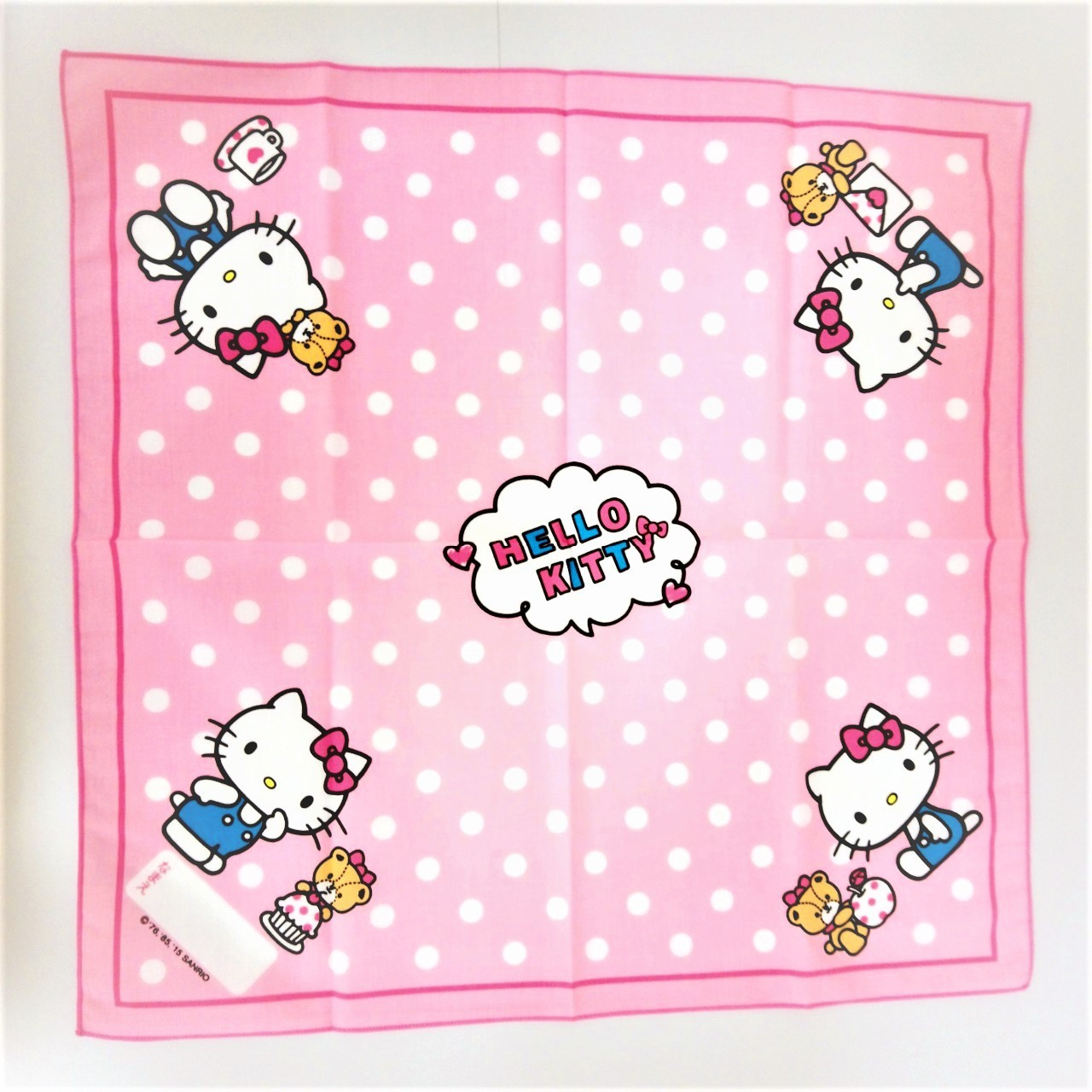 hello kitty lunch cloth dot the kitty shop