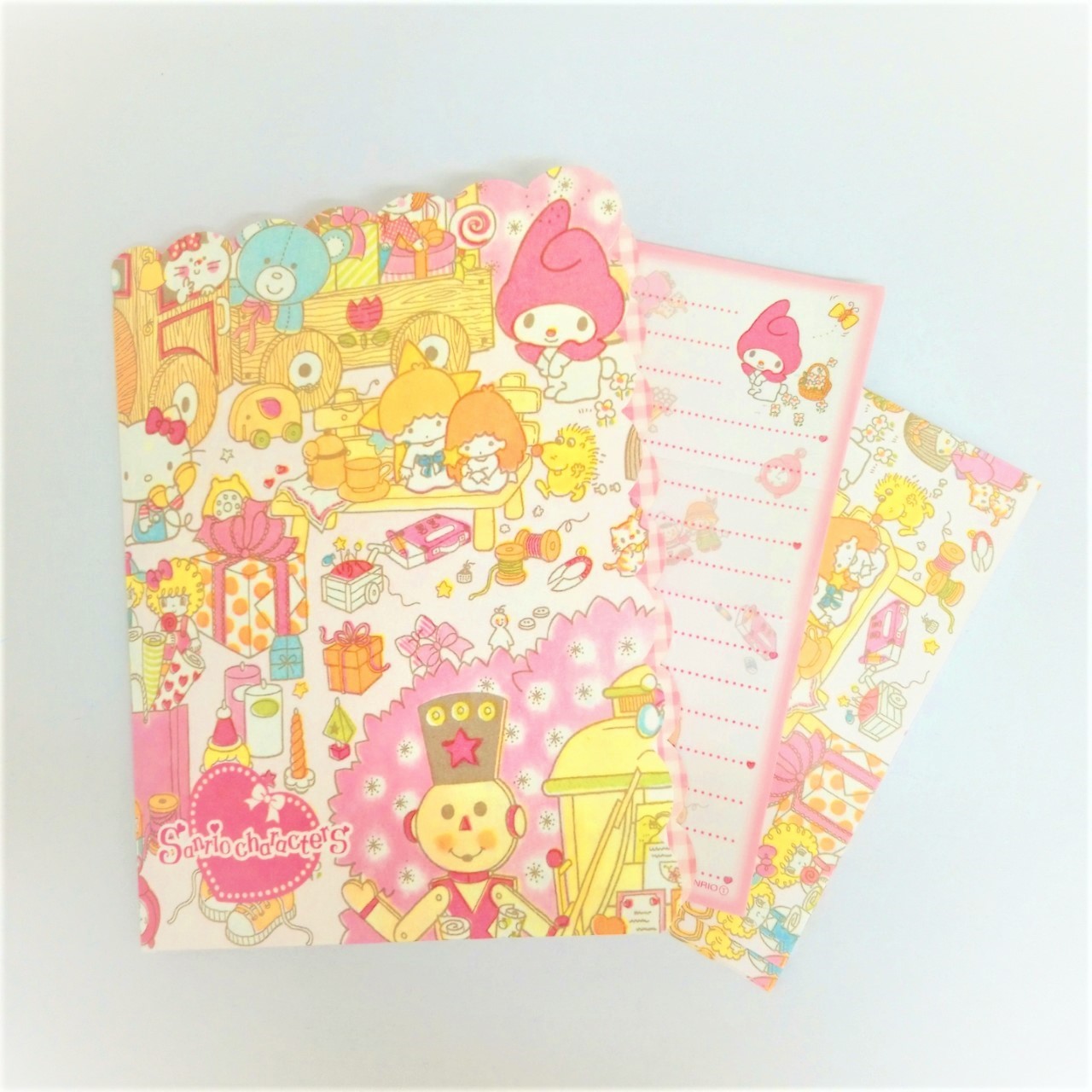 Details about   SANRIO　Hello Kitty character shape Letter Set 