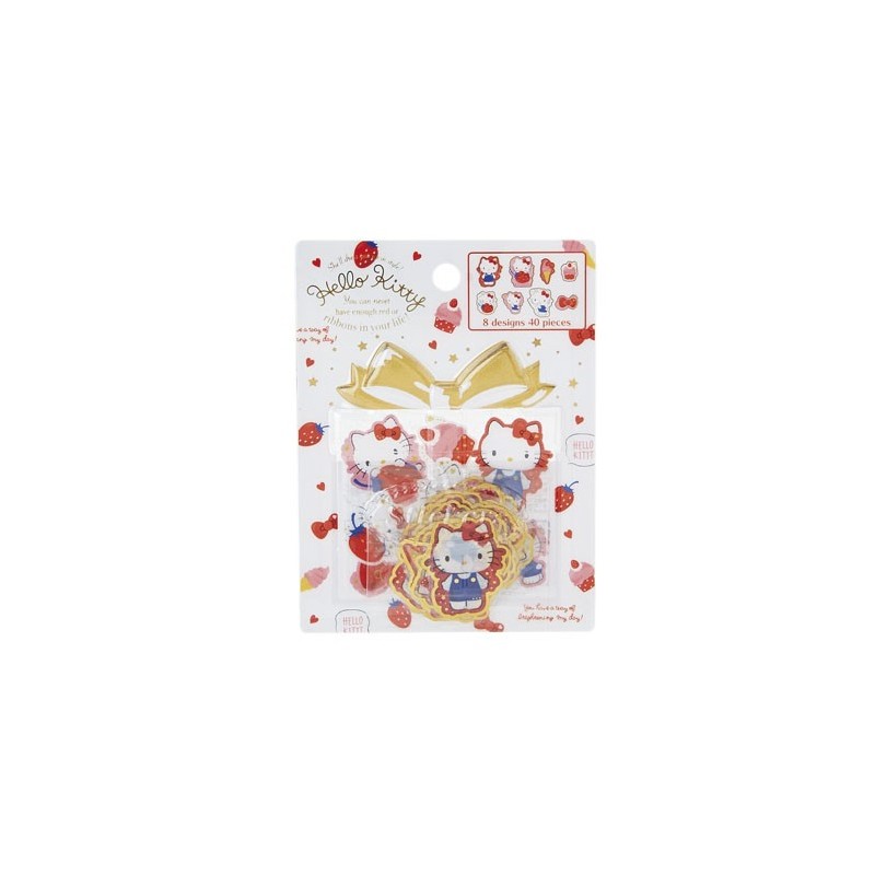 Hello Kitty Stickers: Strawberry - The Kitty Shop