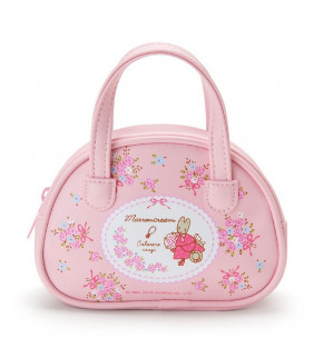 Marron Cream Pouch: Boston Bag