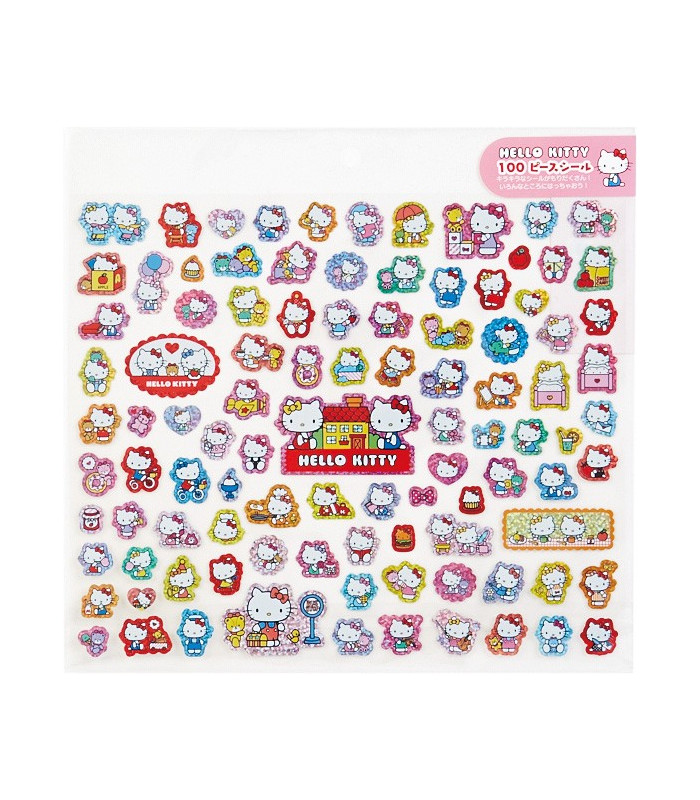 hello kitty 100pcs stickers the kitty shop