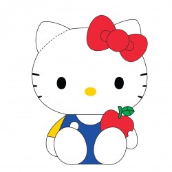 Hello Kitty 18-Inch Plush Apple