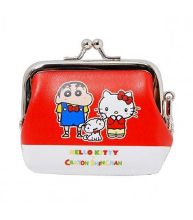 Hello Kitty Coin Purse Red X Crayon Shinchan