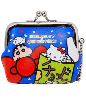 Hello Kitty Coin Purse B X Crayon Shinchan