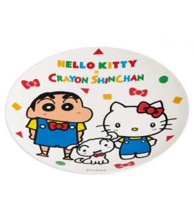 Hello Kitty Plate X Crayon Shinchan