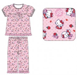 Hello Kitty Half-Slvd Pajamas: 120 P