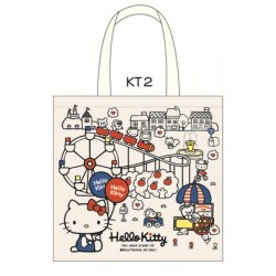 Hello Kitty Cotton Canvas Tote Bag: Twn