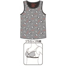 Hello Kitty Tank-Top With Bra Cups: M