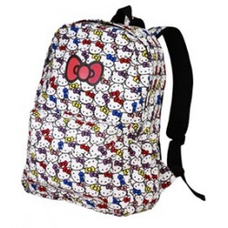 Hello Kitty Backpack Face Large White