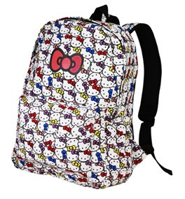 Hello Kitty Backpack Face Large White 