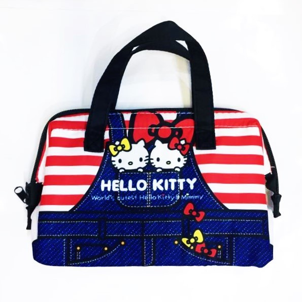 Hello Kitty Lunch Bag Denim - The Kitty 