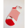 Hello Kitty Sneaker Socks Red