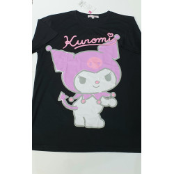 Kuromi T-Shirt Black L