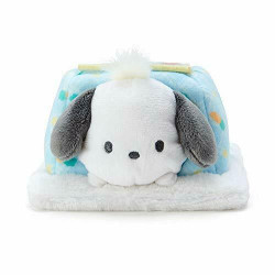 Pochacco Mini Mascot Plush And Kotatsu Blanket Set :