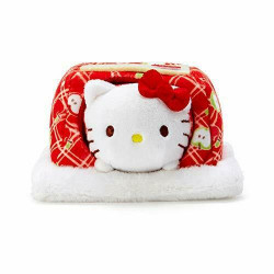 Hello Kitty Mini Mascot Plush And Kotatsu Blanket Set :