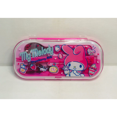 My Melody Cutlery in Case Set