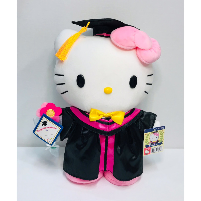 Hello Kitty 12 Inch Graduation Plush The Kitty Shop