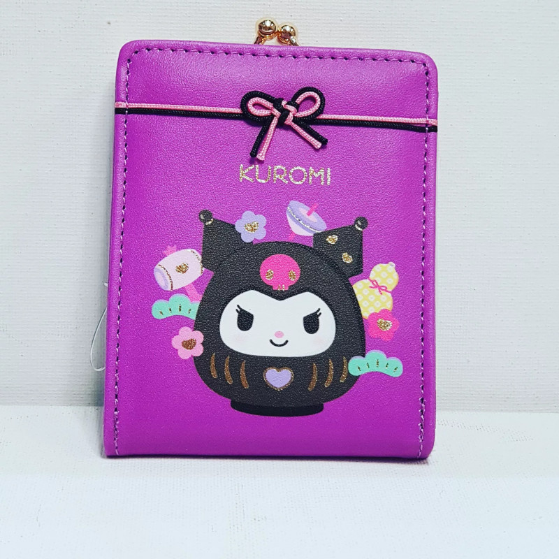 Kuromi Clasp Gamaguchi Pouch: Lucky Things - The Kitty Shop