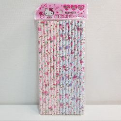 Hello Kitty Paper Straw Set: