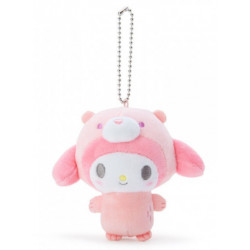 My Melody Key Chain with Mascot:Plr Bear