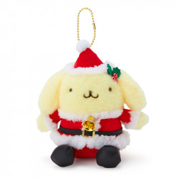 Pompompurin Key Chain with Mascot: Christmas