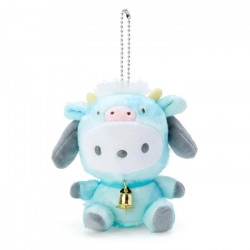 Pochacco Key Chain with Mascot: Cow
