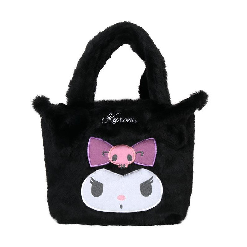 Kuromi Mini Fluffy Tote Bag - The Kitty Shop