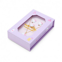 Hello Kitty 3Pcs Jewelry Set (Necklace, Earrings, Ring) : D-Cut