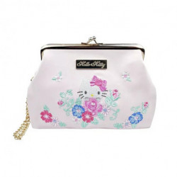 Hello Kitty Embroidered Clasp Clutch