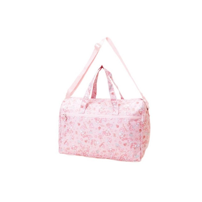 My Melody Foldable Overnight Bag :Medium Pink Lace - The Kitty Shop