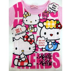 Hello Kitty French Sleeve T-Shirt P 100 Friends
