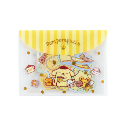 Pompompurin Flake Stickers And Case Set :