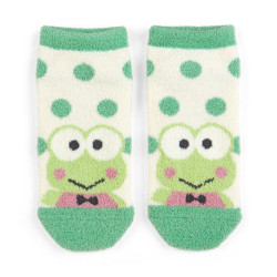 Keroppi Fluffy Boa Socks: Adult Dot