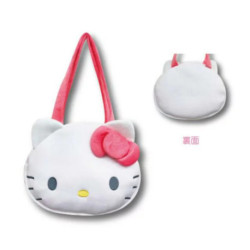 Hello Kitty D-Cut Large Face Tote Bag L