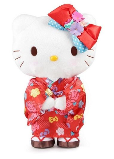 hello kitty kimono plush