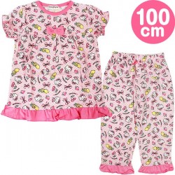 Hello Kitty Half-Slvd Pajamas: 100 Frt
