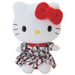 Hello Kitty Allover Print Dress Plush:12-Inch