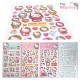 Hello Kitty Clear Candy sticker (4 x 5 sheet)